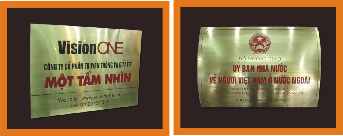 Biển đồng ăn mòn, biển inox ăn mòn