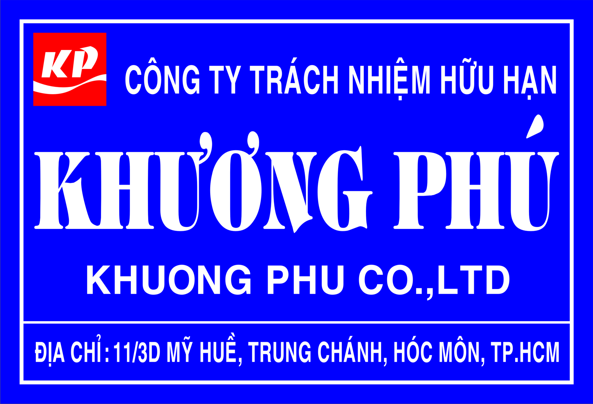 Biển mica công ty đẹp