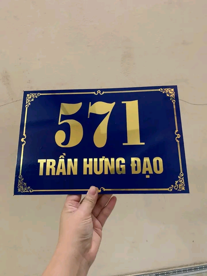 Gia công biển số nhà tại Hà Nội