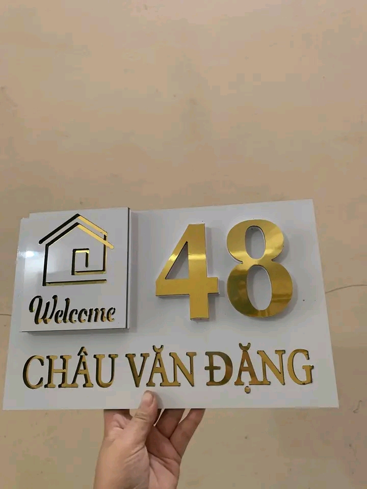 Gia công biển số nhà tại Hà Nội