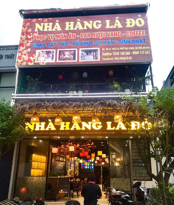 làm biển quảng cáo nhà hàng tại Hà Nội