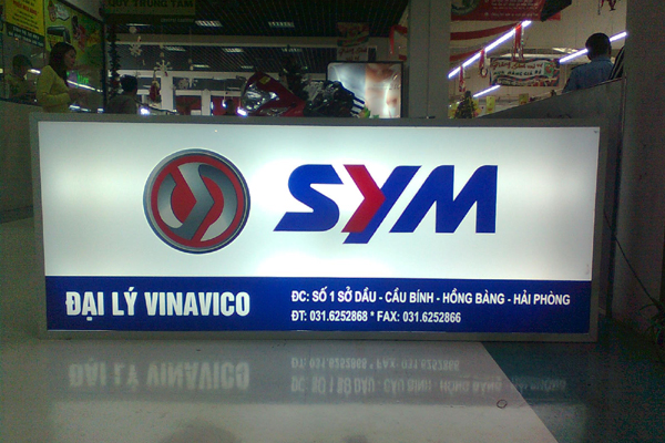 biển hộp đèn hiflex
